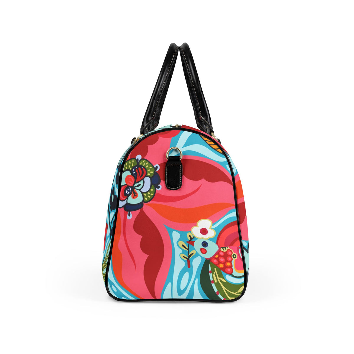 Faux Leather Travel Bag