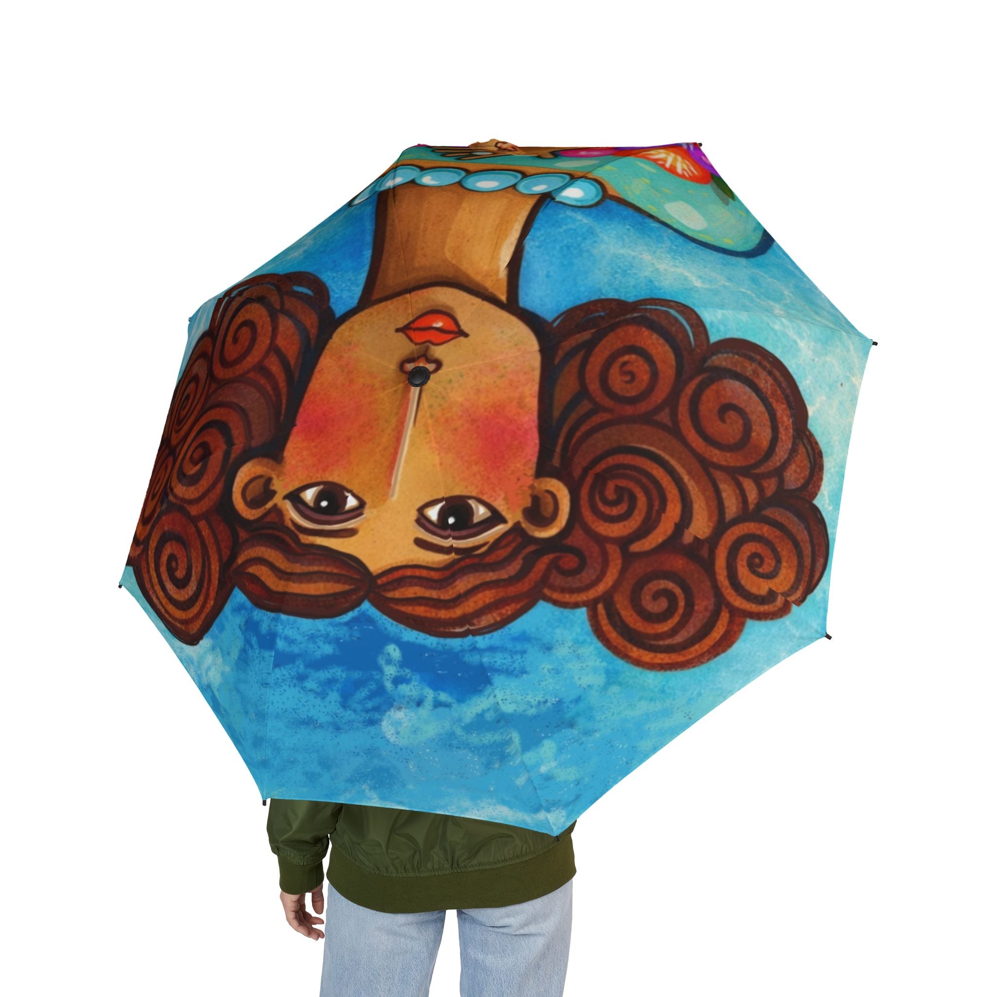 Semi-Automatic Foldable Umbrella
