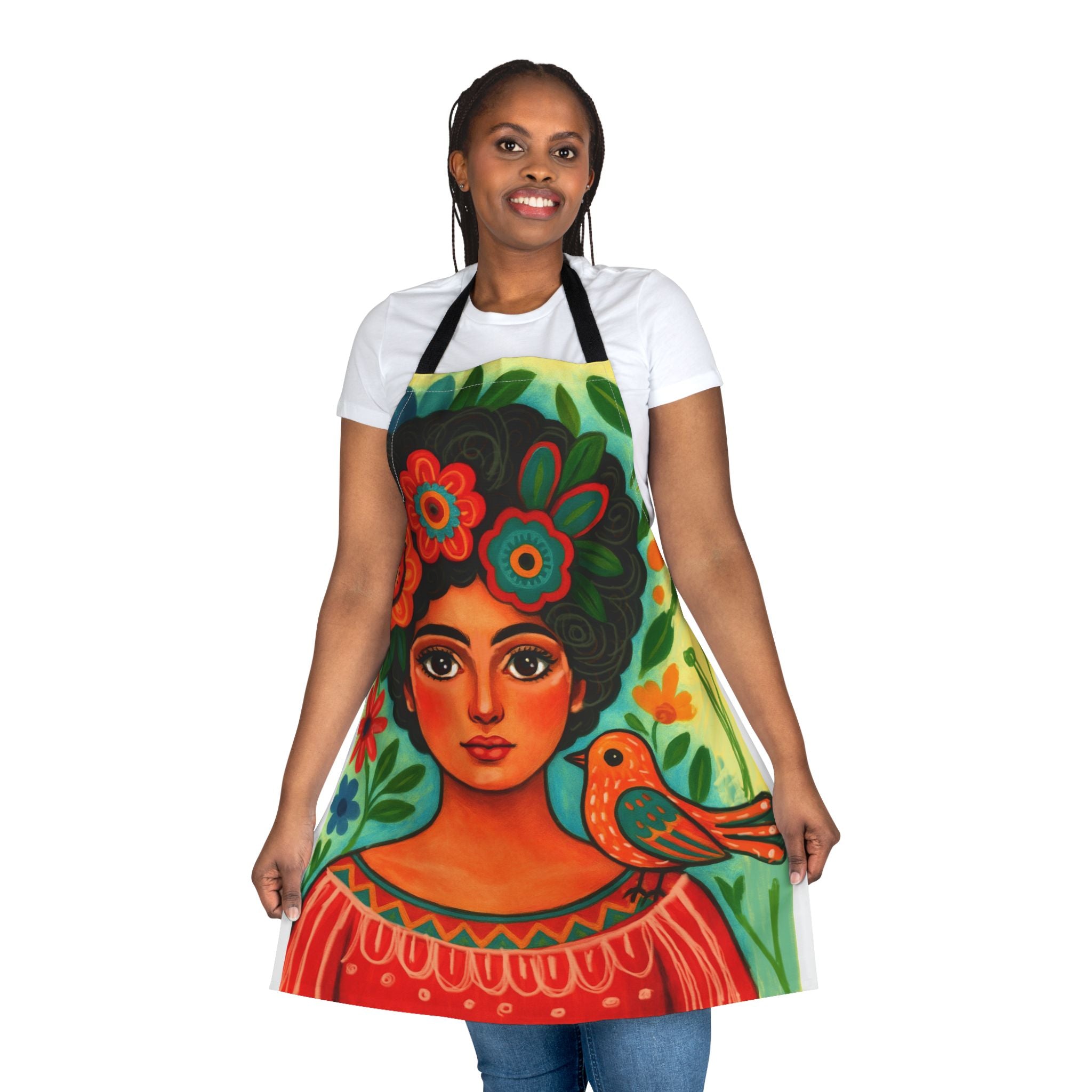 Apron, 5-Color Straps (AOP)