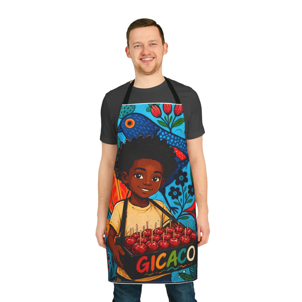 Apron, 5-Color Straps (AOP)