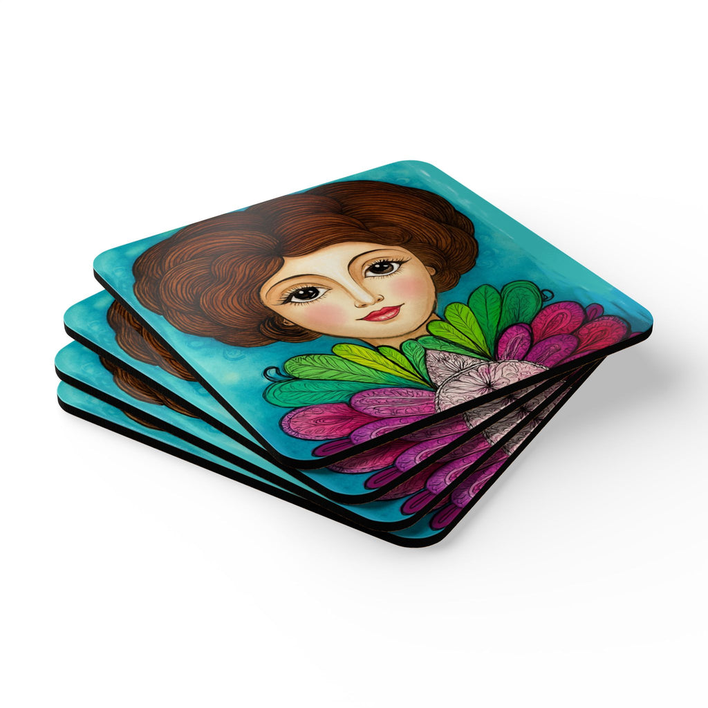 Corkwood Coaster Set