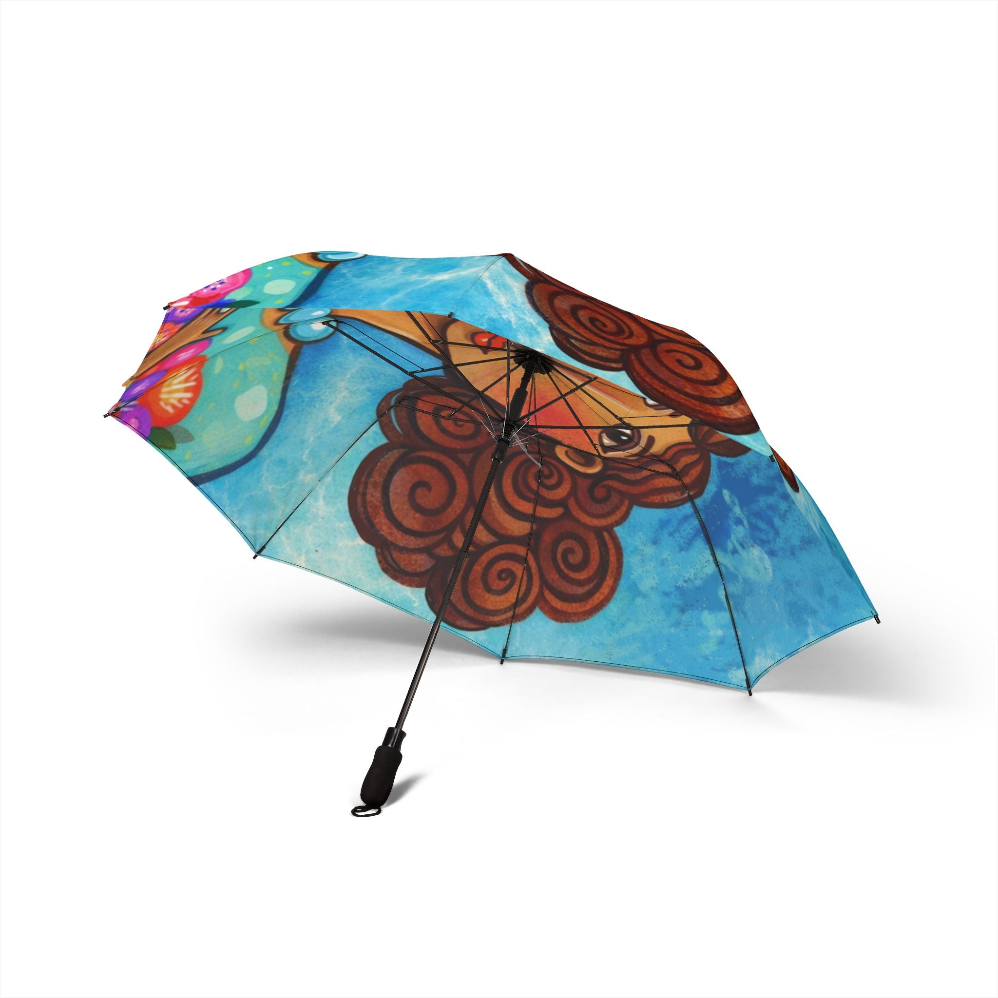 Semi-Automatic Foldable Umbrella