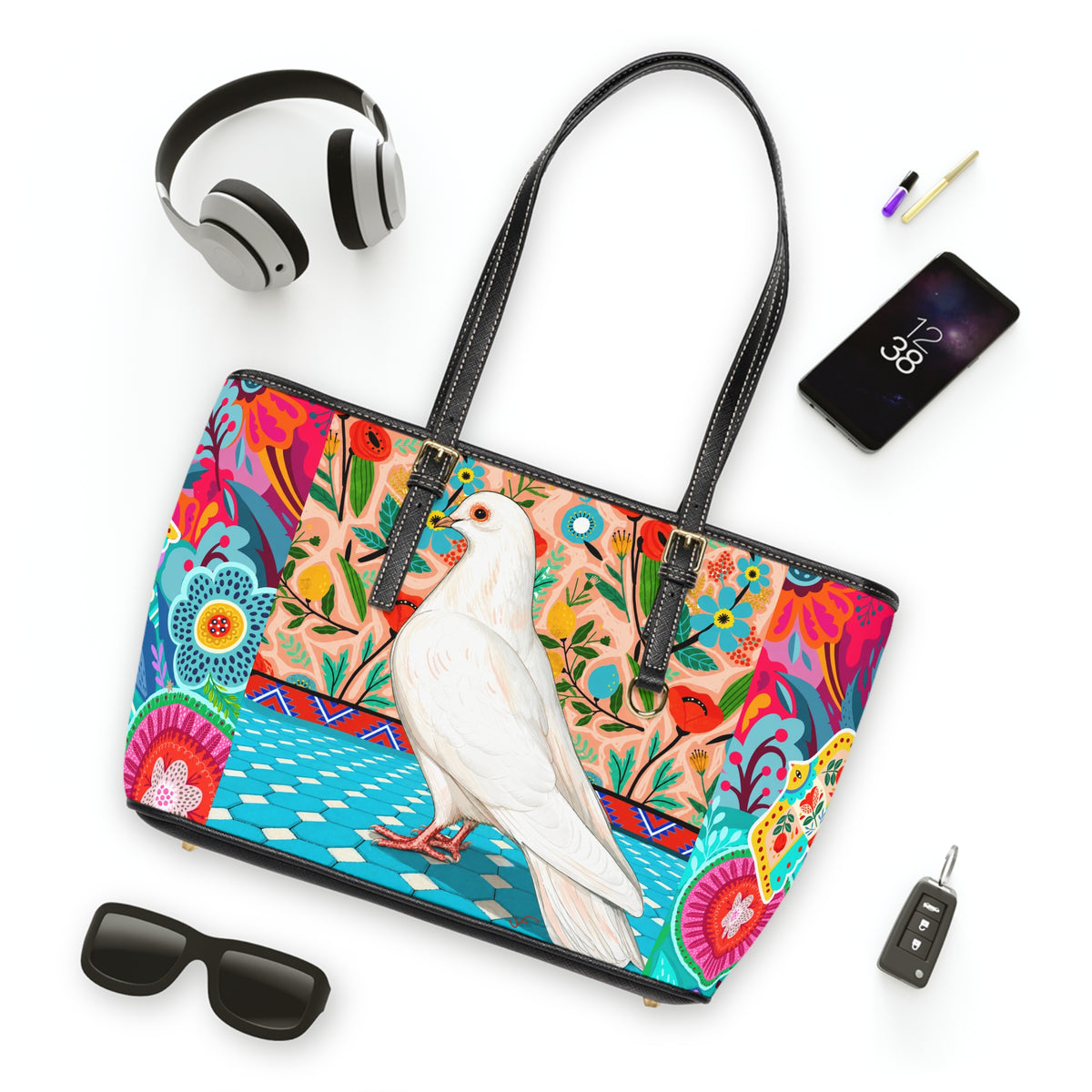 PU Leather Shoulder Bag