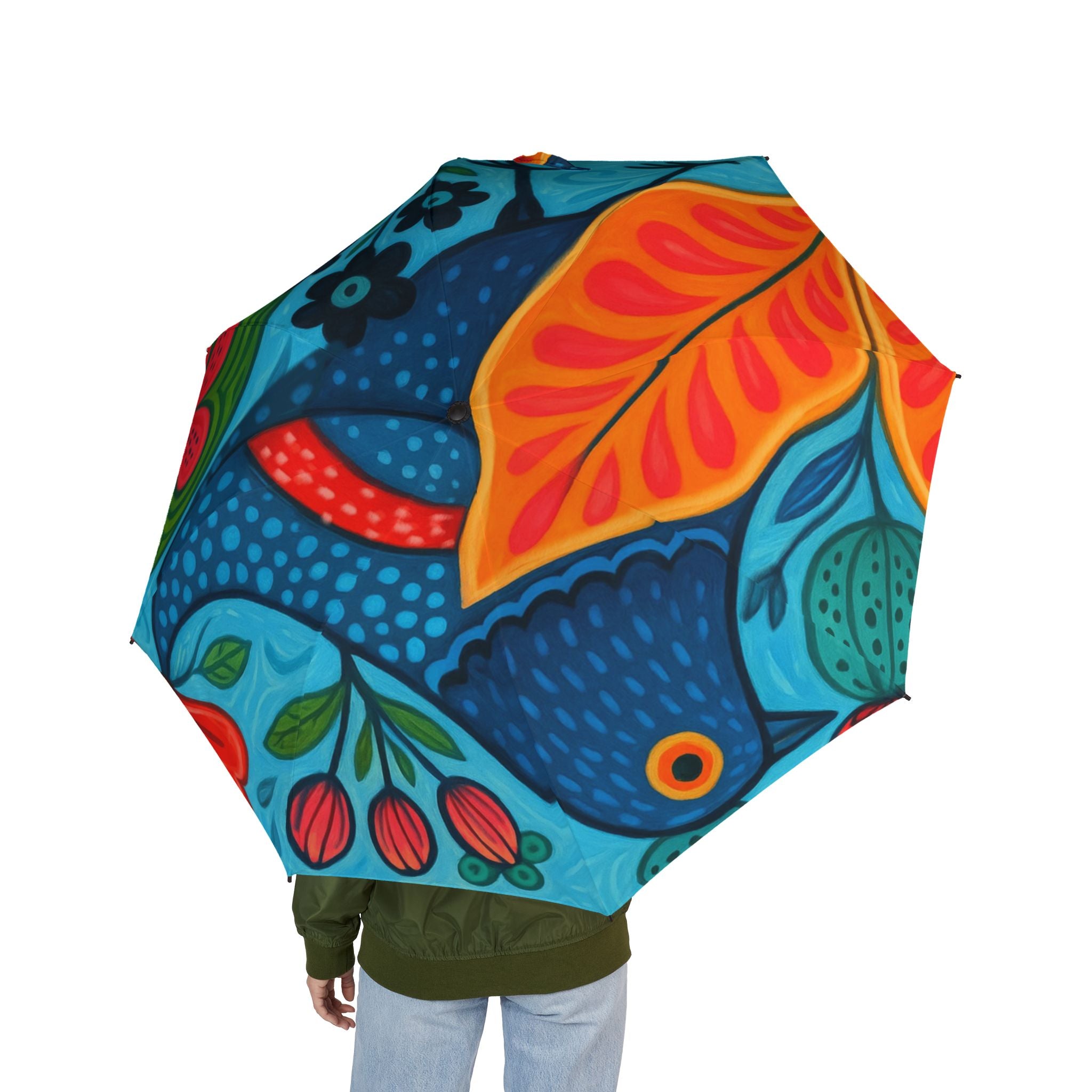 Semi-Automatic Foldable Umbrella