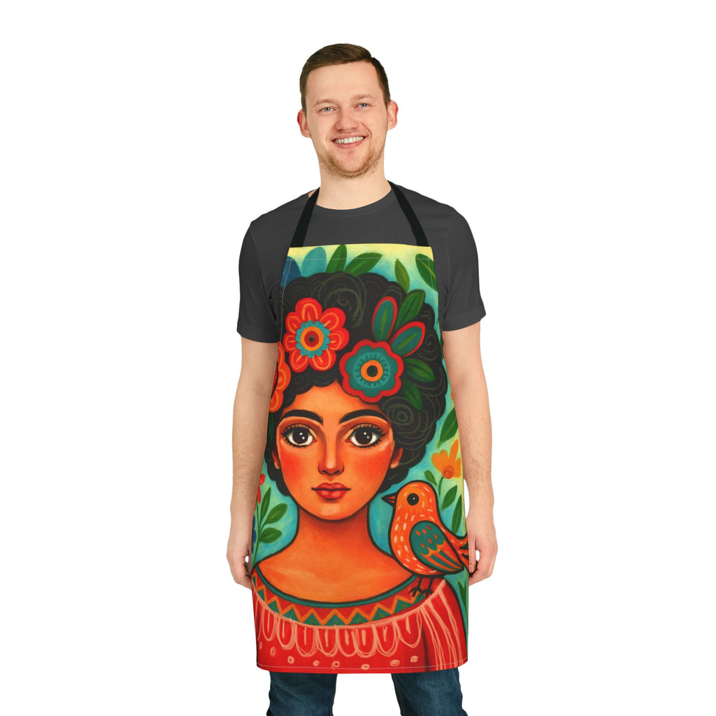 Apron, 5-Color Straps (AOP)