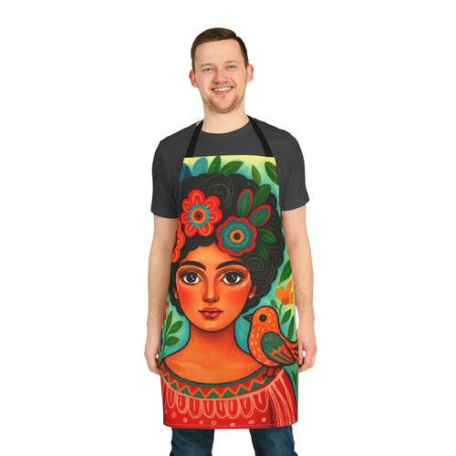 Apron, 5-Color Straps (AOP)