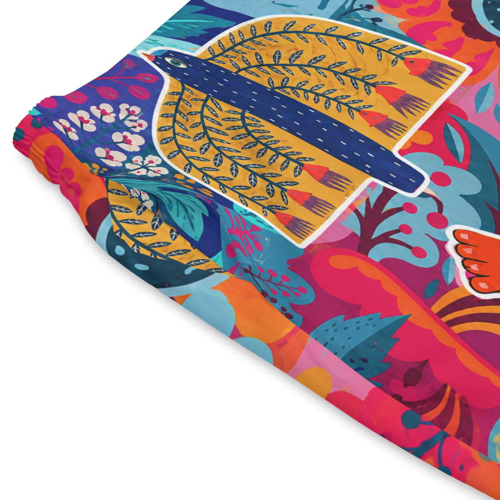 Men's Elastic Beach Shorts (AOP)