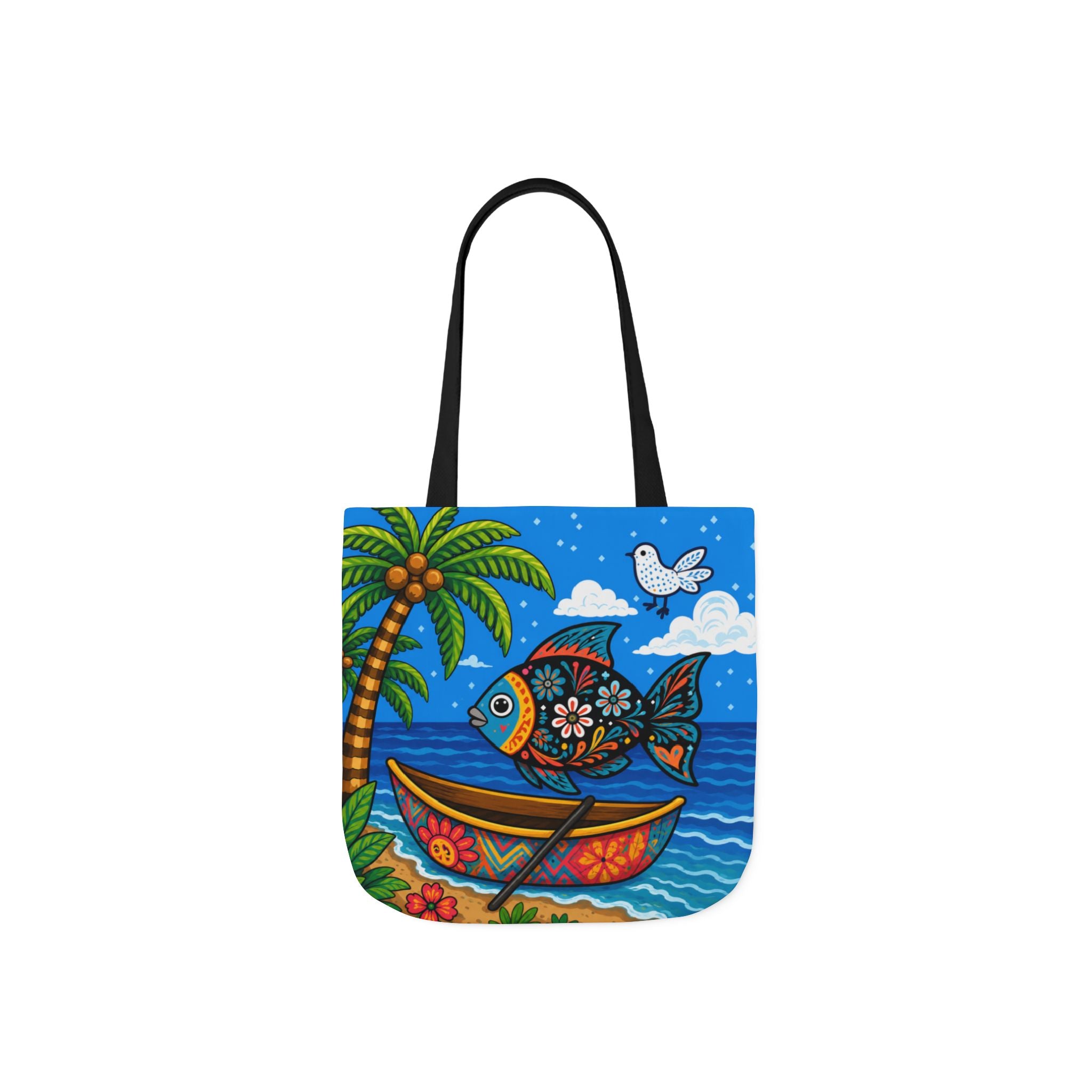 Canvas Tote Bag, 5-Color Straps