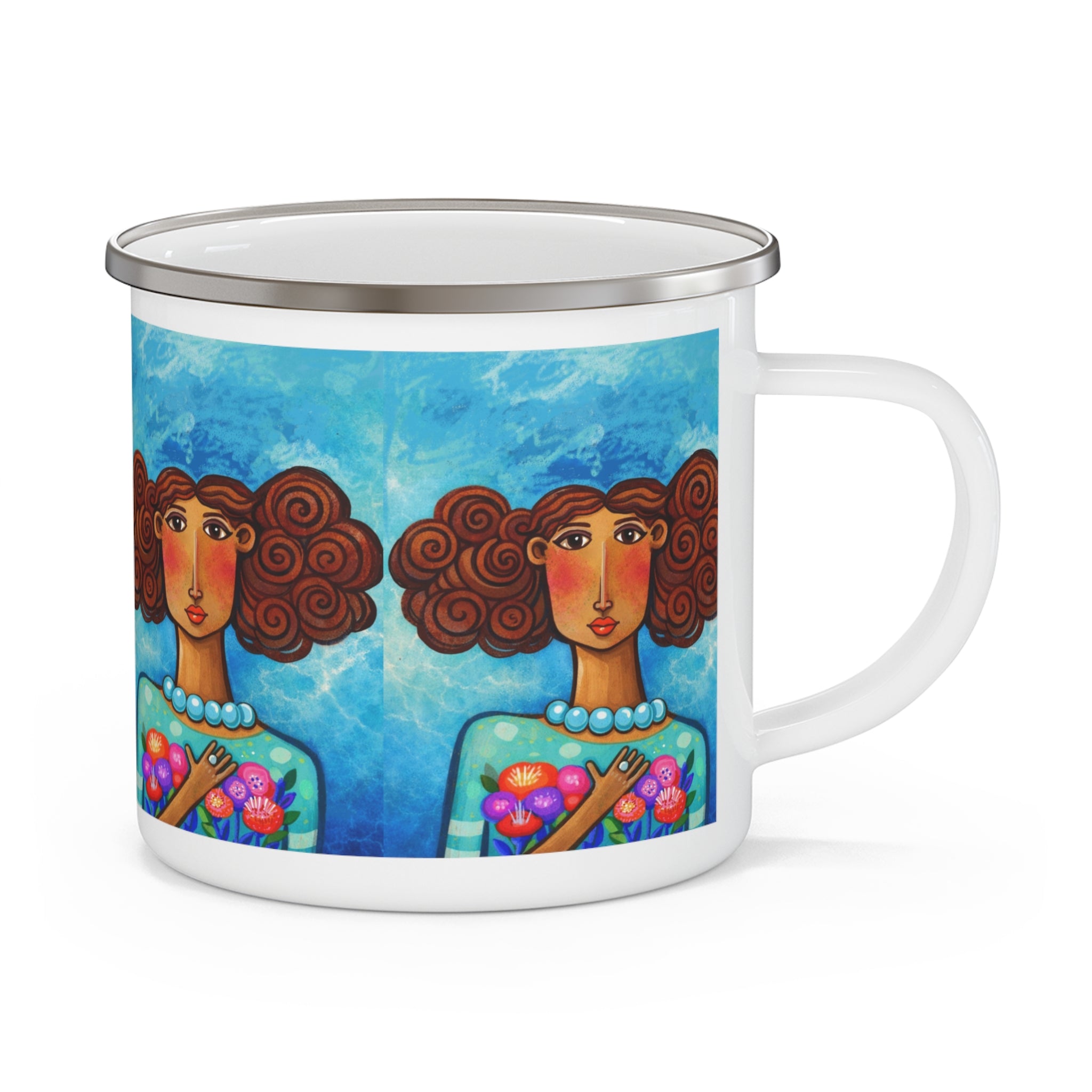 Enamel Camping Mug