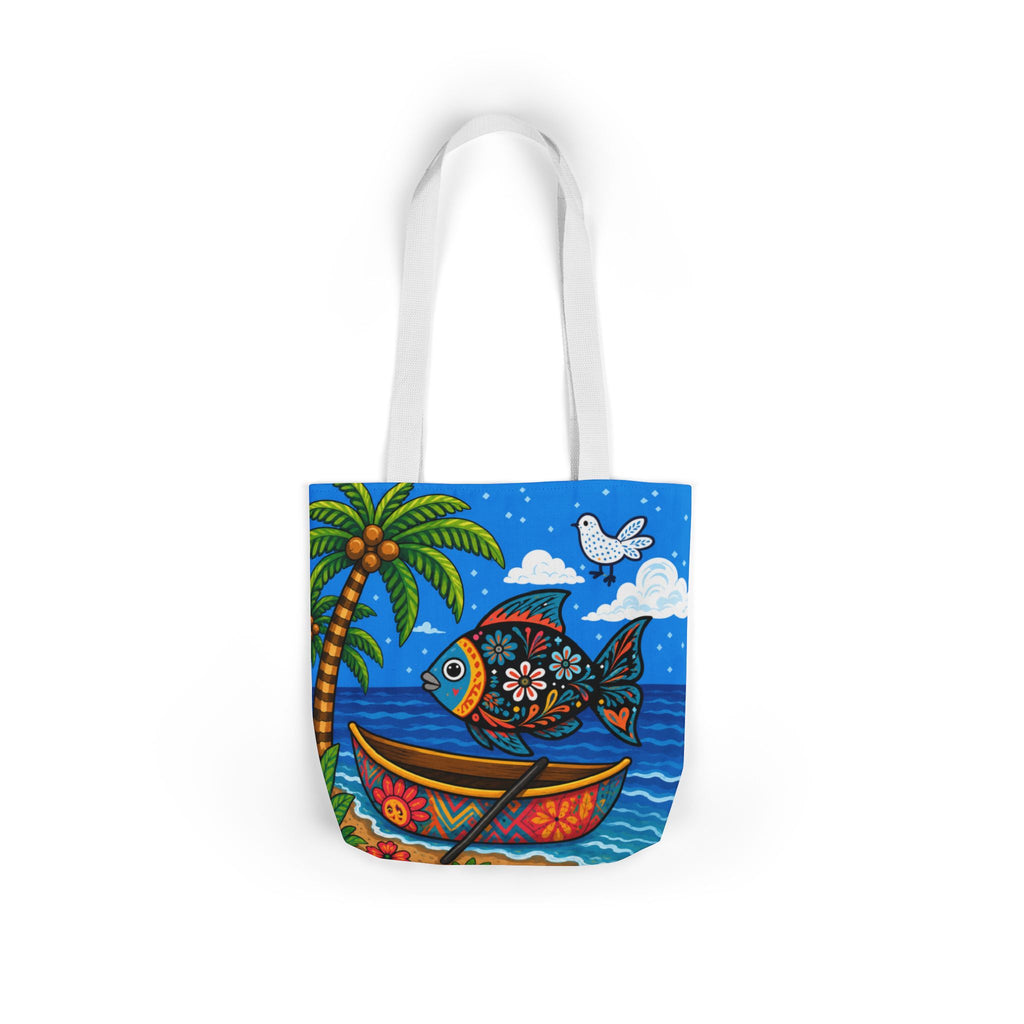 Canvas Tote Bag, 5-Color Straps
