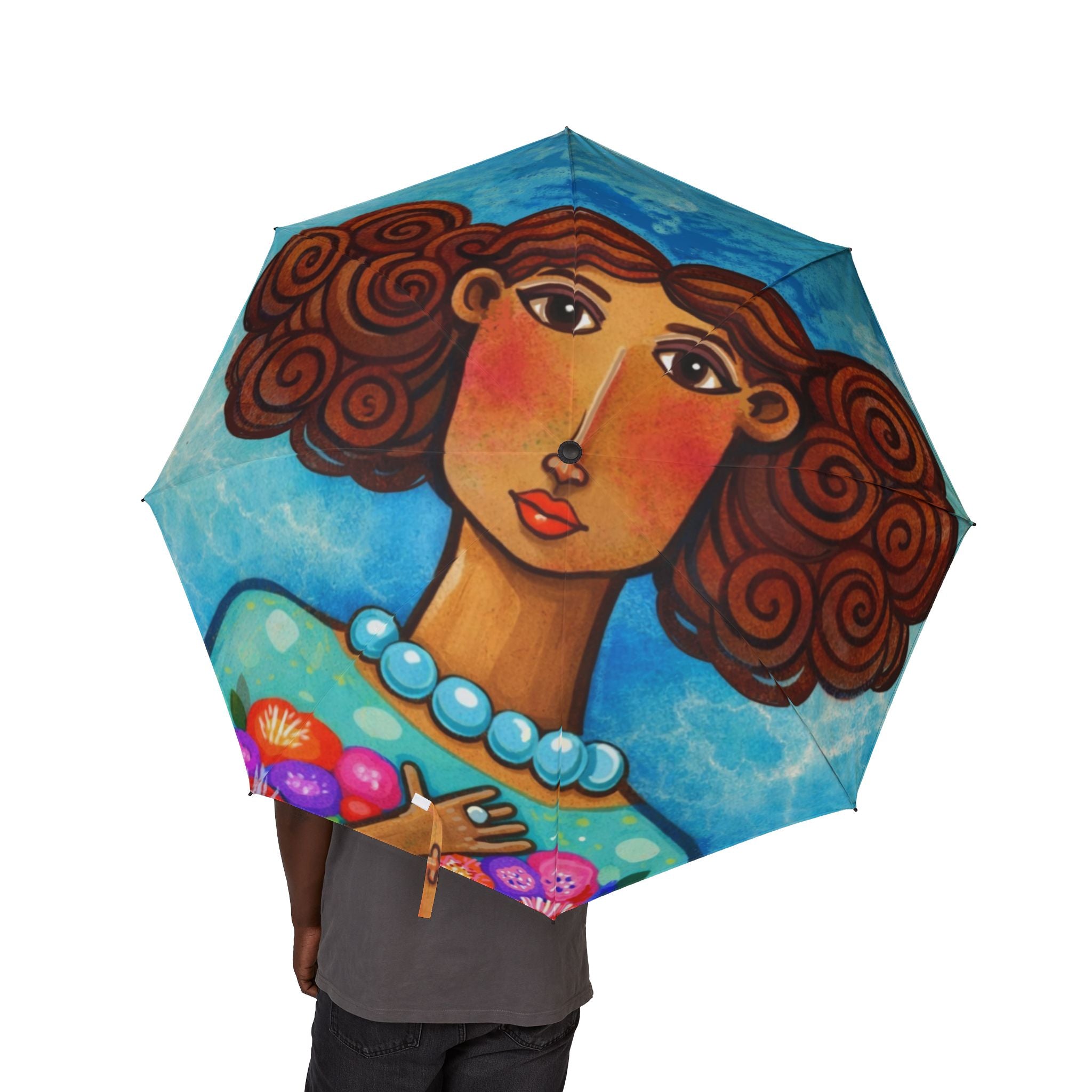 Semi-Automatic Foldable Umbrella