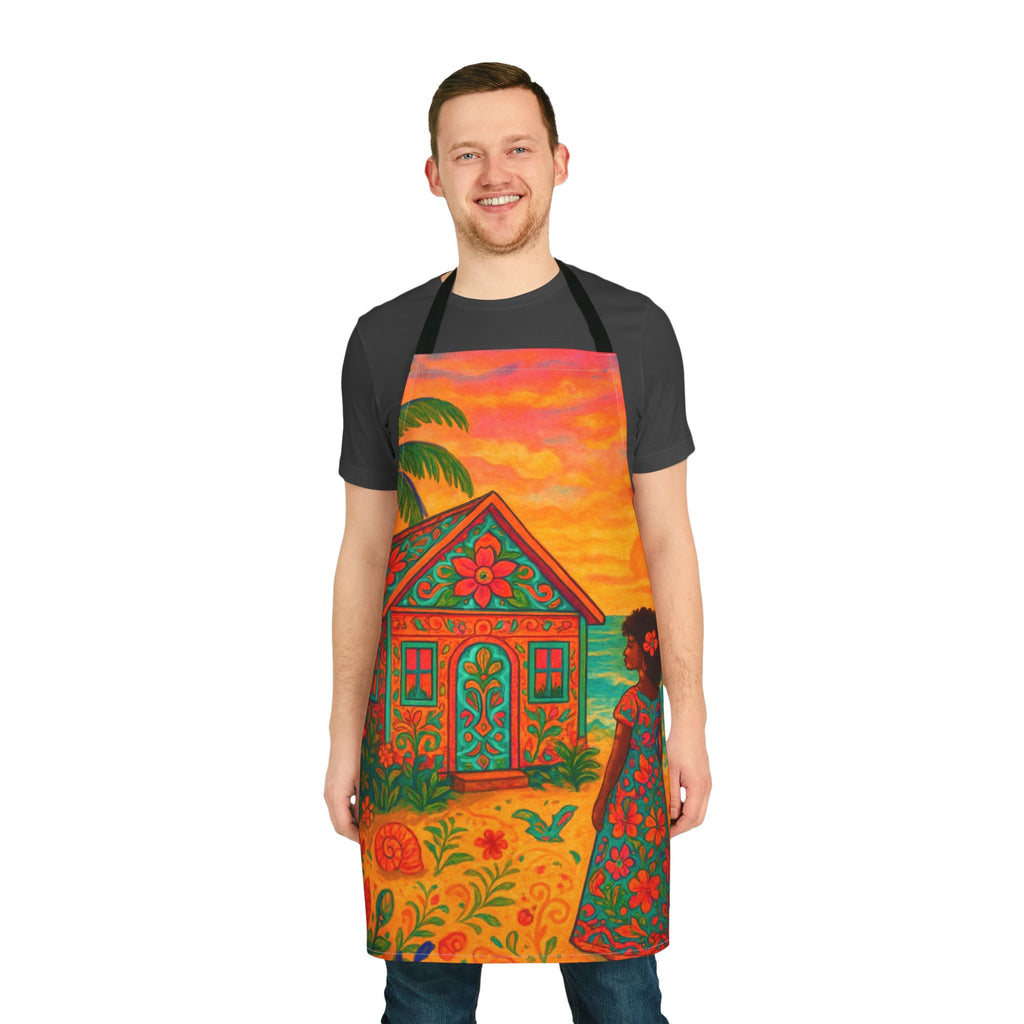Apron, 5-Color Straps (AOP)