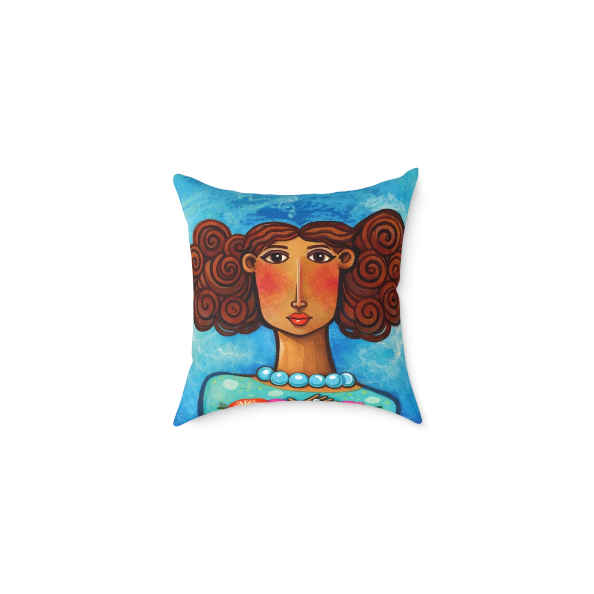 Cojín Chica Larimar