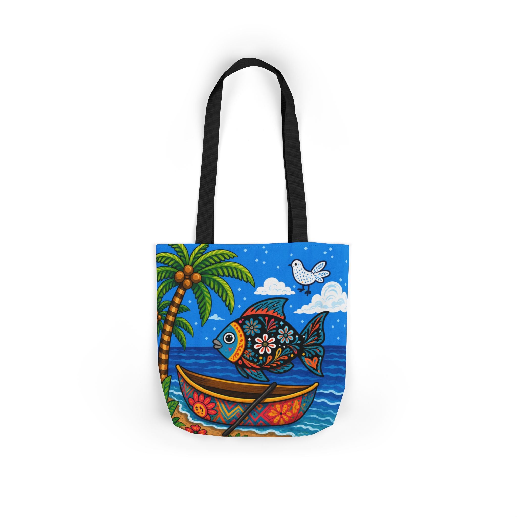 Canvas Tote Bag, 5-Color Straps