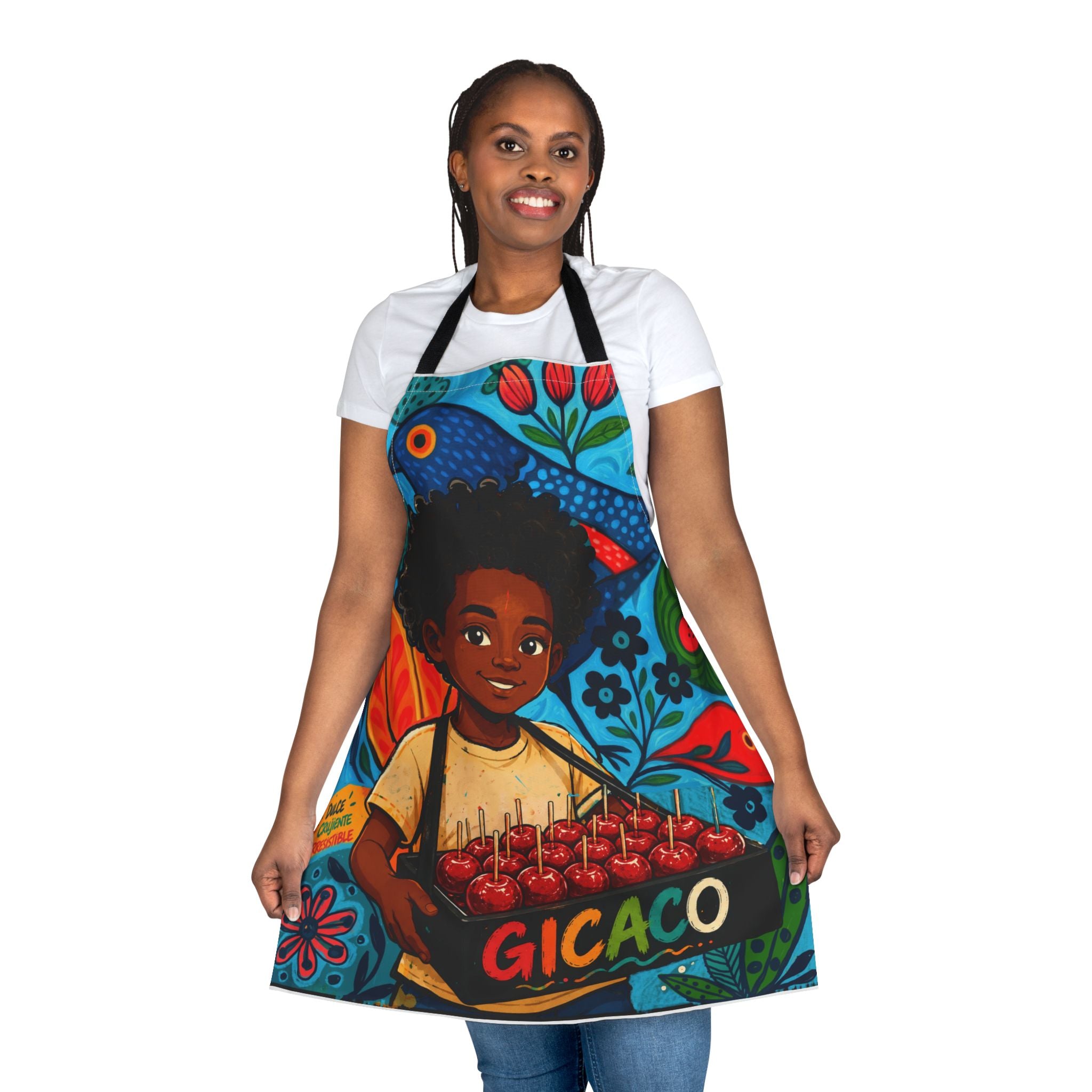Apron, 5-Color Straps (AOP)