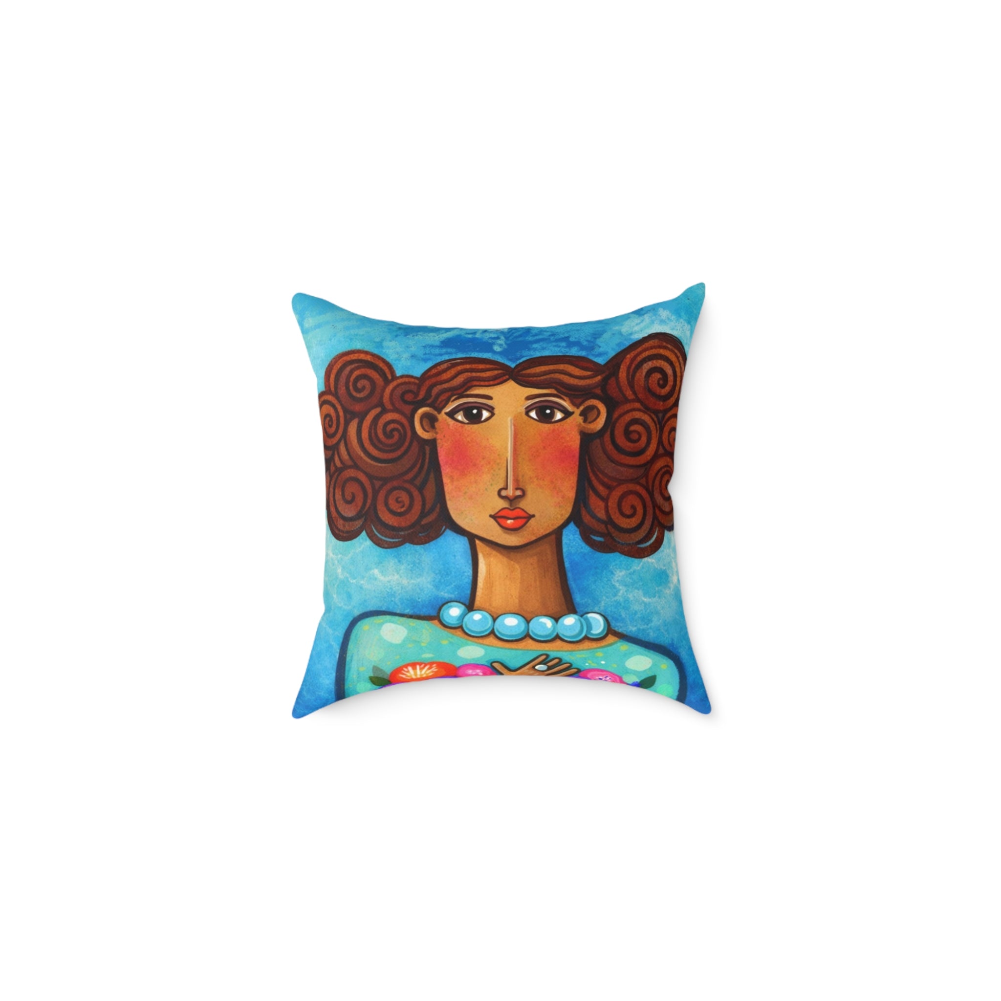 Cojín Chica Larimar