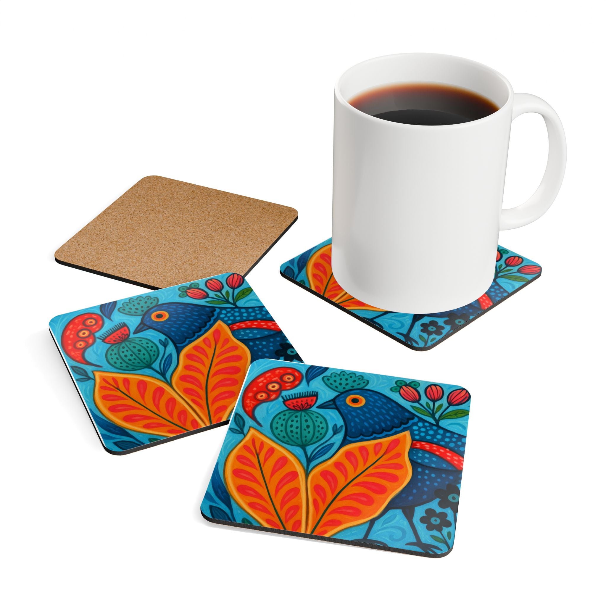Corkwood Coaster Set